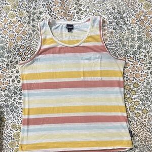 Patagonia Pastel Striped Tank Top